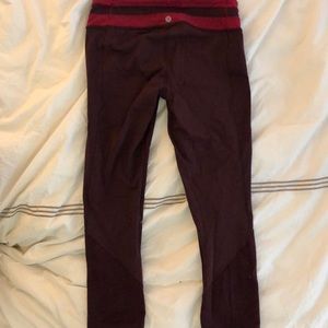 Lululemon running crop legging